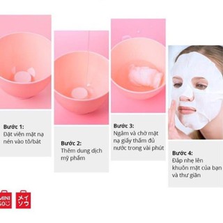 01 chiếc mặt nạ nén đắp mặt chăm sóc da.