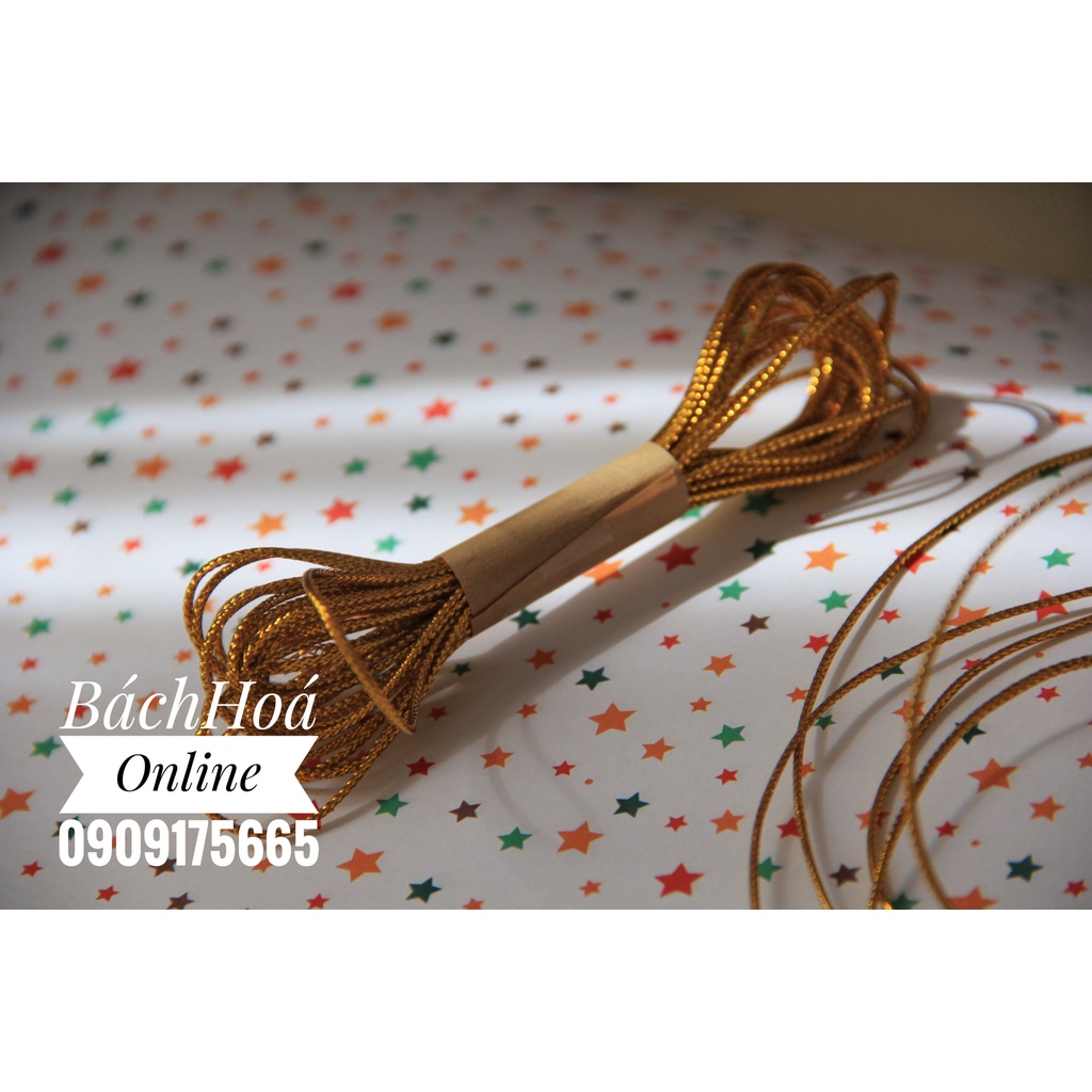 Dây kim tuyến gói quà, trang trí