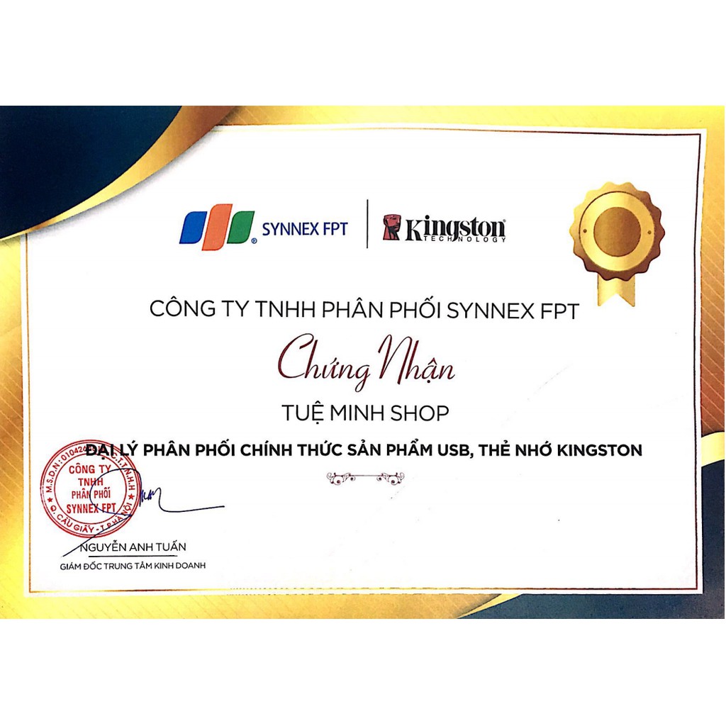 Thẻ nhớ SDXC 64GB Kingston Class 10 USH-I - hàng FPT Synnex phân phối | BigBuy360 - bigbuy360.vn