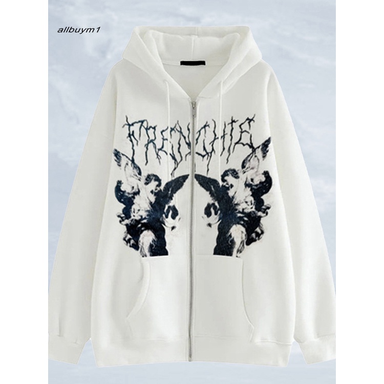 Áo Khoác Hoodie Phối Khoá Kéo Thoải Mái