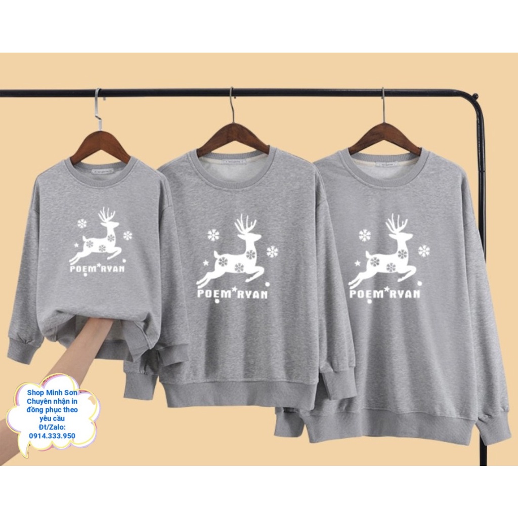 🍁💟🌴HOT VIDEO ÁO NỈ TUẦN LỘC RUDOLPH ĐI CHƠI NOEL, ÁO NỈ ĐÔI SWEATER LOẠI 1 ĐỦ MÀU ĐỦ SIZE | BigBuy360 - bigbuy360.vn