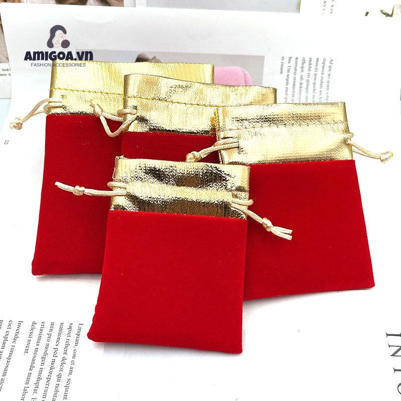 【amigoa.vn】Túi Nỉ Đựng Trang Sức In Họa Tiết Phnom Penh Dễ Thương Thích Hợp Với Mọi Loại Trang Sức