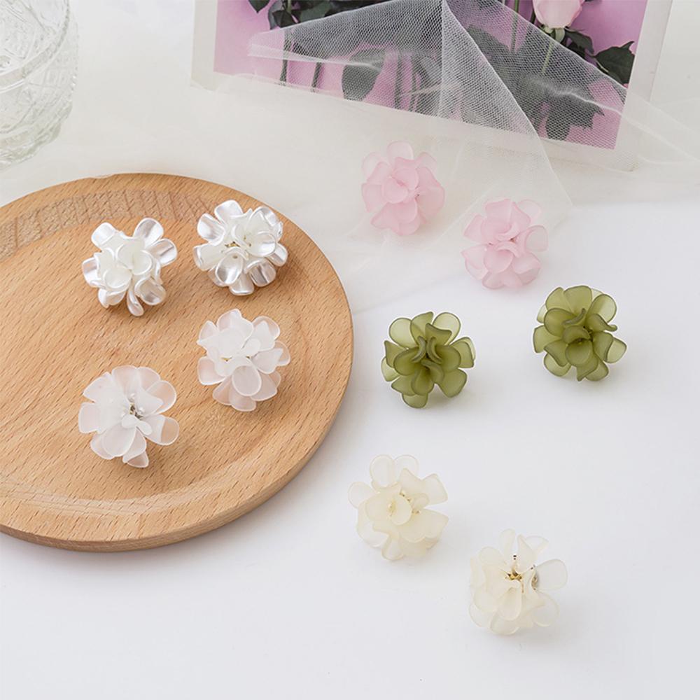 AROMA Bông Tai Nhựa Resin Kiểu Hàn Quốc Ngọt Ngào Thời Trang Mùa Xuân Cho Nữ