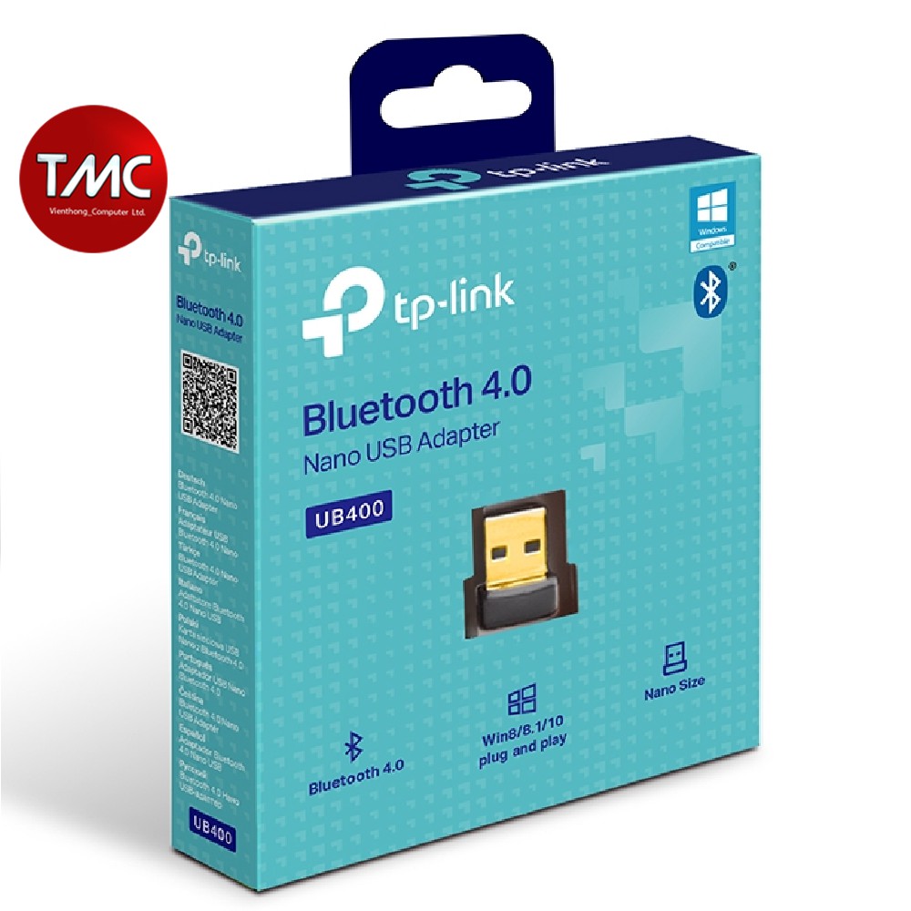 Bộ Chuyển Đổi USB Nano Bluetooth Tp-Link UB400 Chuẩn 4.0 - Hàng Chính Hãng