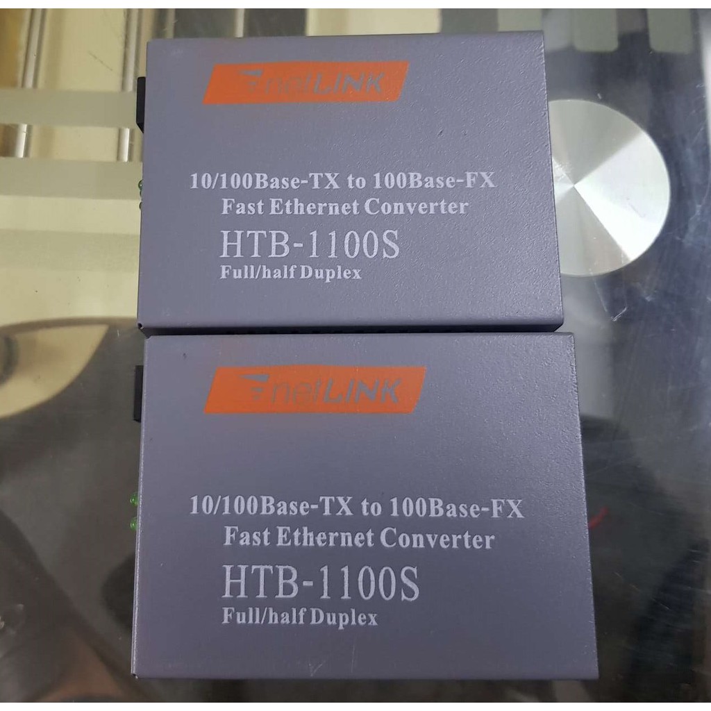 Cặp Converter quang 100MB Netlink Single mode, 1 sợi quang. Có CO, CQ