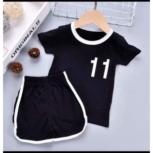 Bộ thể thao cộc tay số 11 chất cotton mềm mại cho bé