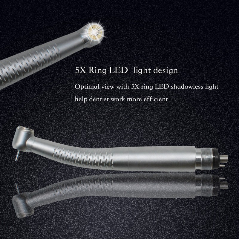 Bán Chạy! Đèn Nha Khoa 5 Bóng Led 5 Vòi Phun Nước 4 Lỗ Chất Lượng Cao