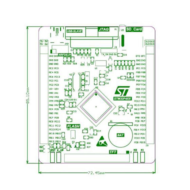 Bảng Mạch Phát Triển Stm32F407Vet6 Stm-M4 32bit Mcu Stm32