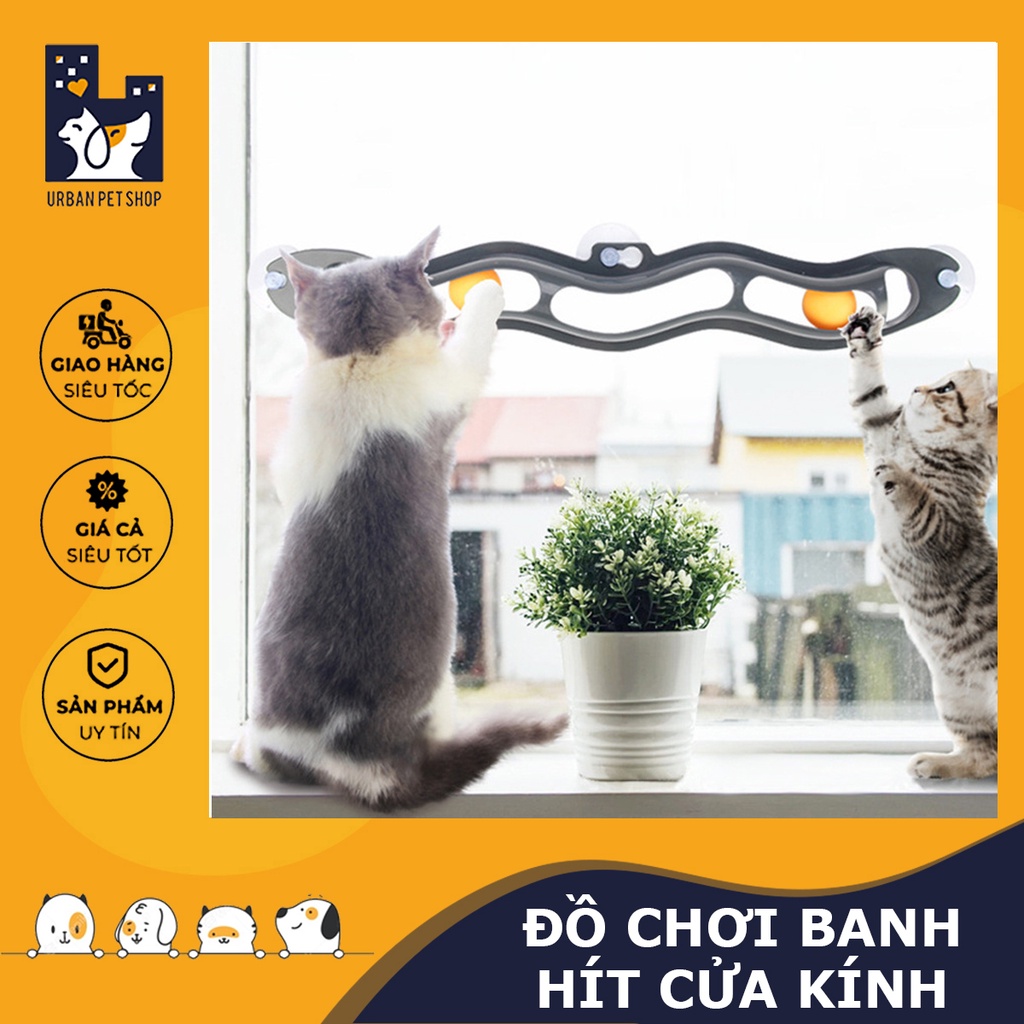 ĐÔ CHƠI BANH ( GẮN CỬA KÍNH ) CHO MÈO