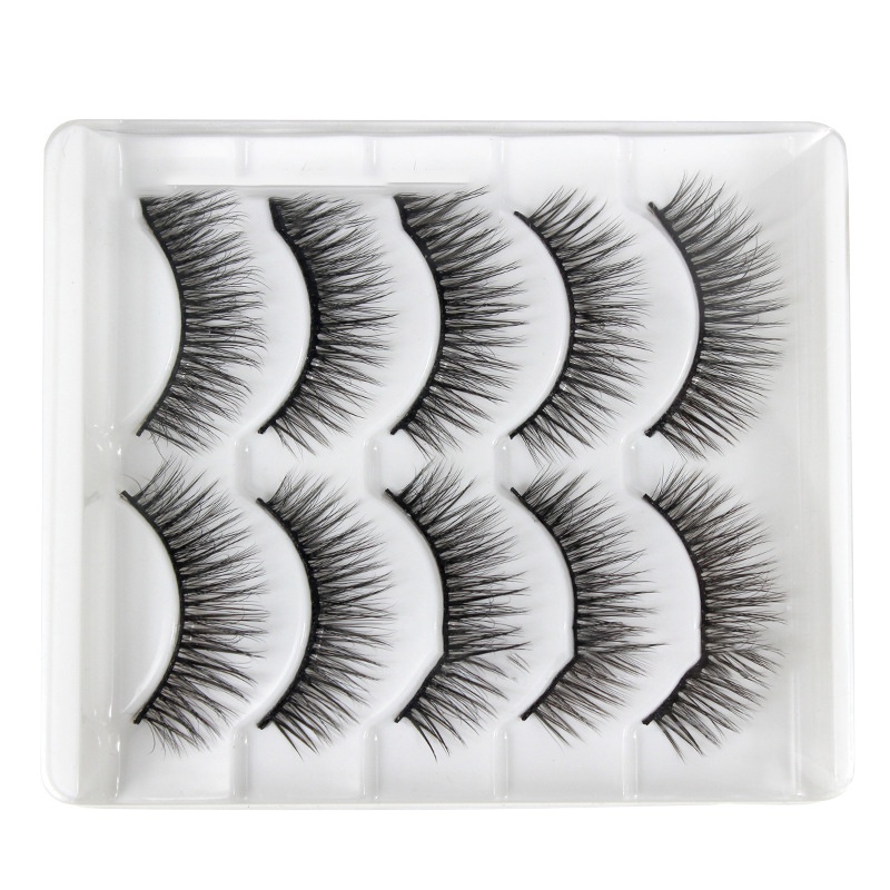 Bộ 5 Cặp Lông Mi Giả 3D Dài Tự Nhiên