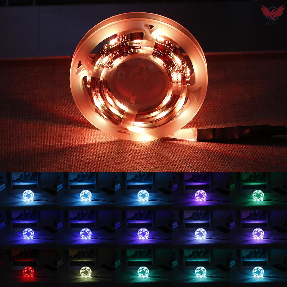 Dải Đèn Led Rgb 5v Cổng Usb 1m Điều Khiển Từ Xa Tiện Dụng Cho Màn Hình Tv / Máy Tính | BigBuy360 - bigbuy360.vn