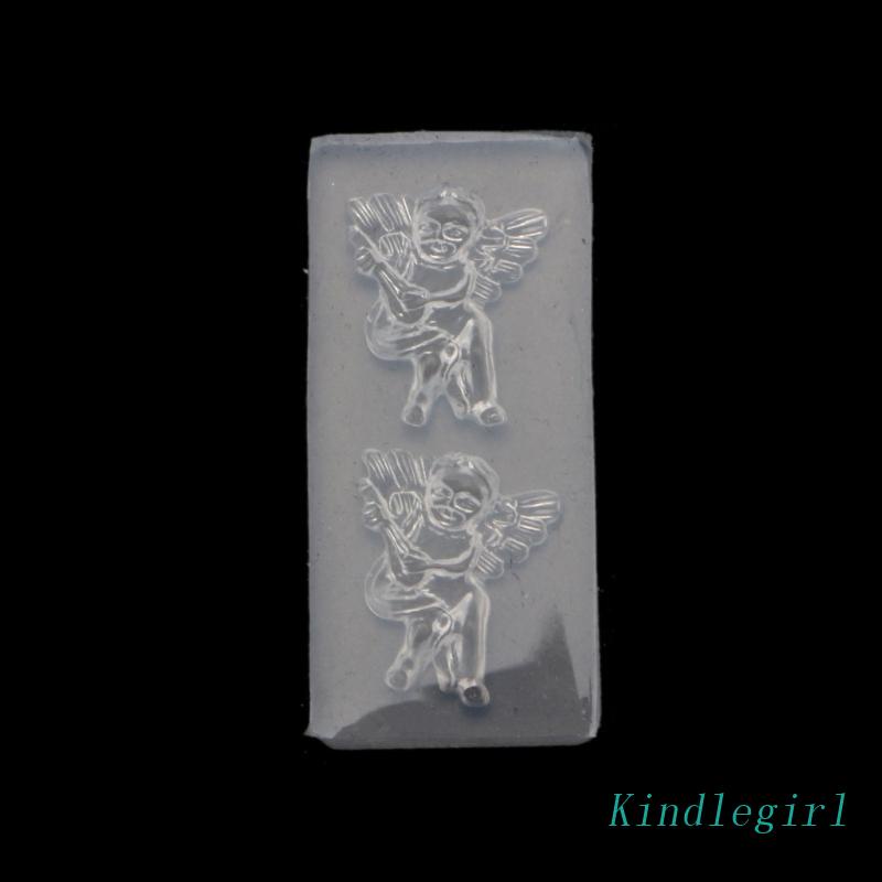 Khuôn Làm Móc Khóa / Trang Sức Thủ Công Hình Thiên Thần Mini