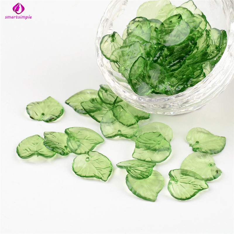 Set 100 Móc Khóa Hình Chiếc Lá Xinh Xắn