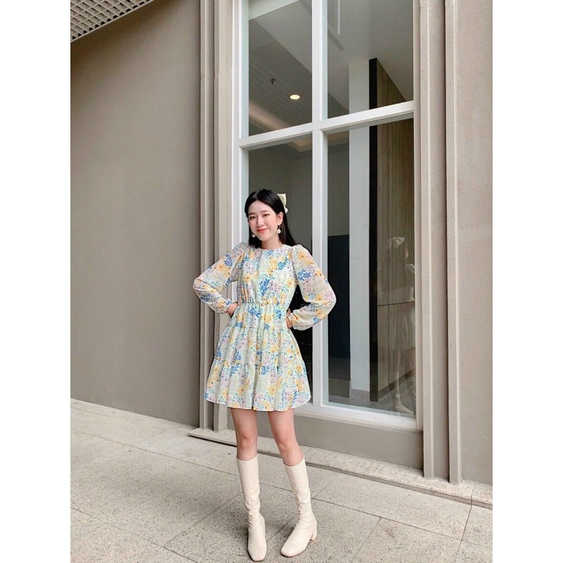 Đầm hoa xoè nhí