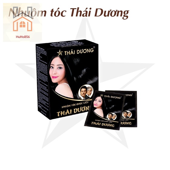 Nhuộm Tóc Dược Liệu Thái Dương 4 màu cơ bản - 1 gói