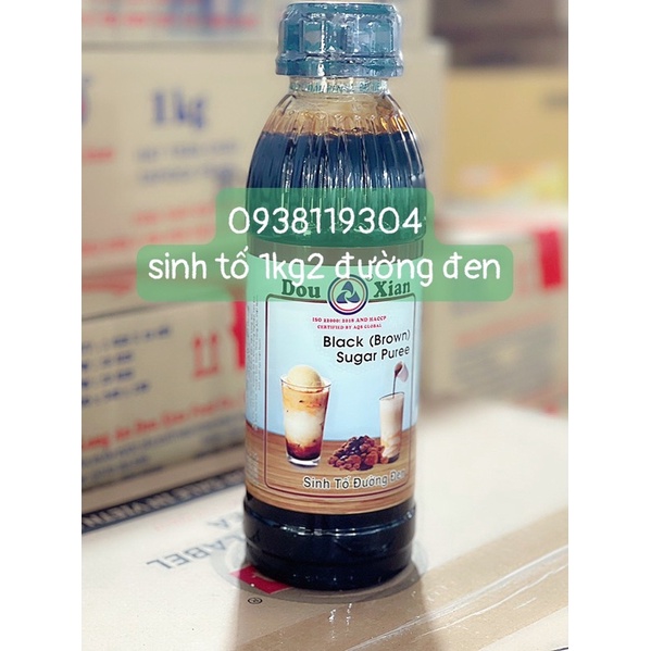 mứt sinh tố 1kg2 đường đen dow xian ( sữa tươi đường đen)