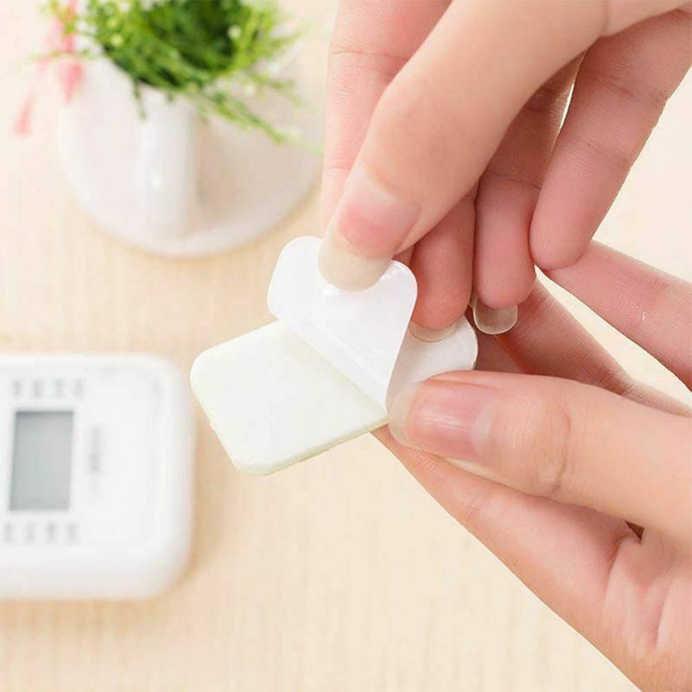 Bộ 2 cặp móc treo điều khiển từ xa/điện thoại di động không dây gắn tường đa năng và tiện dụng