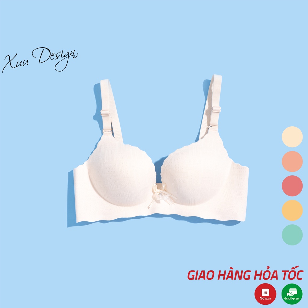 Áo lót ngực su đệm dày nâng ngực không gọng XUU AV03