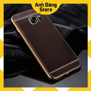 Ốp lưng samsung S6, S6edge, S7, S7 edge, S8, S8 plus in vân da, đẹp, bền màu