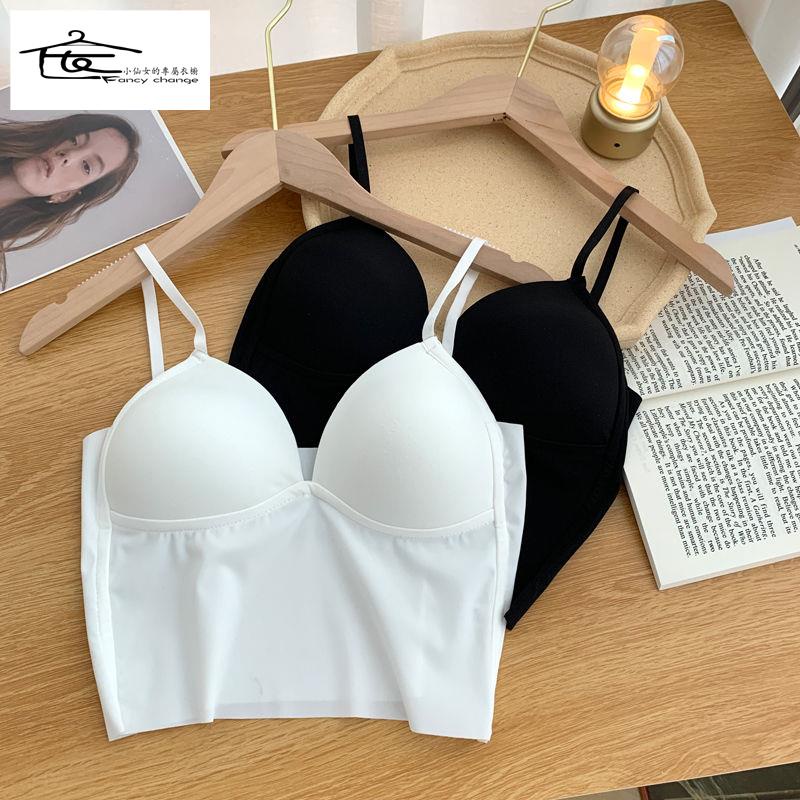 Áo Lót Lụa Không Gọng Chống Chói Thời Trang Hàn Quốc Cho Nữ