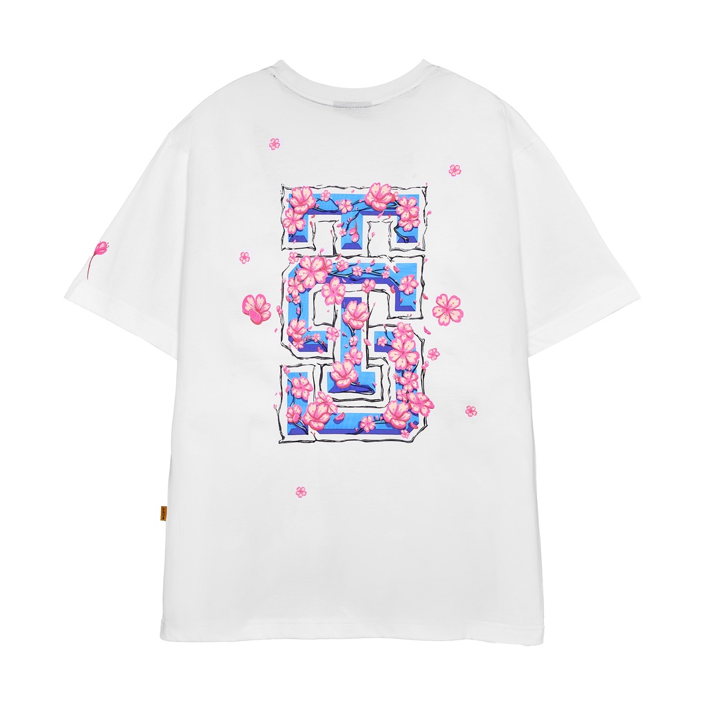 Áo thun TSUN Blossom Flower Tee 2022 - White - Unisex