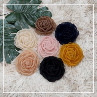 Bông cài áo - trâm cài áo Hoa vải cài áo cao cấp hàng handmade siêu đẹp