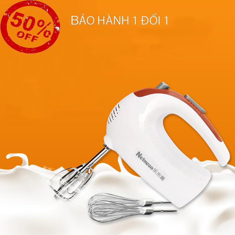 Máy đánh trứng cầm tay, Máy Đánh Trứng Netmego N38D-534 300W. Máy Đánh Trứng Nhào Bột Cầm Tay Đa năng Netmego N38D-534