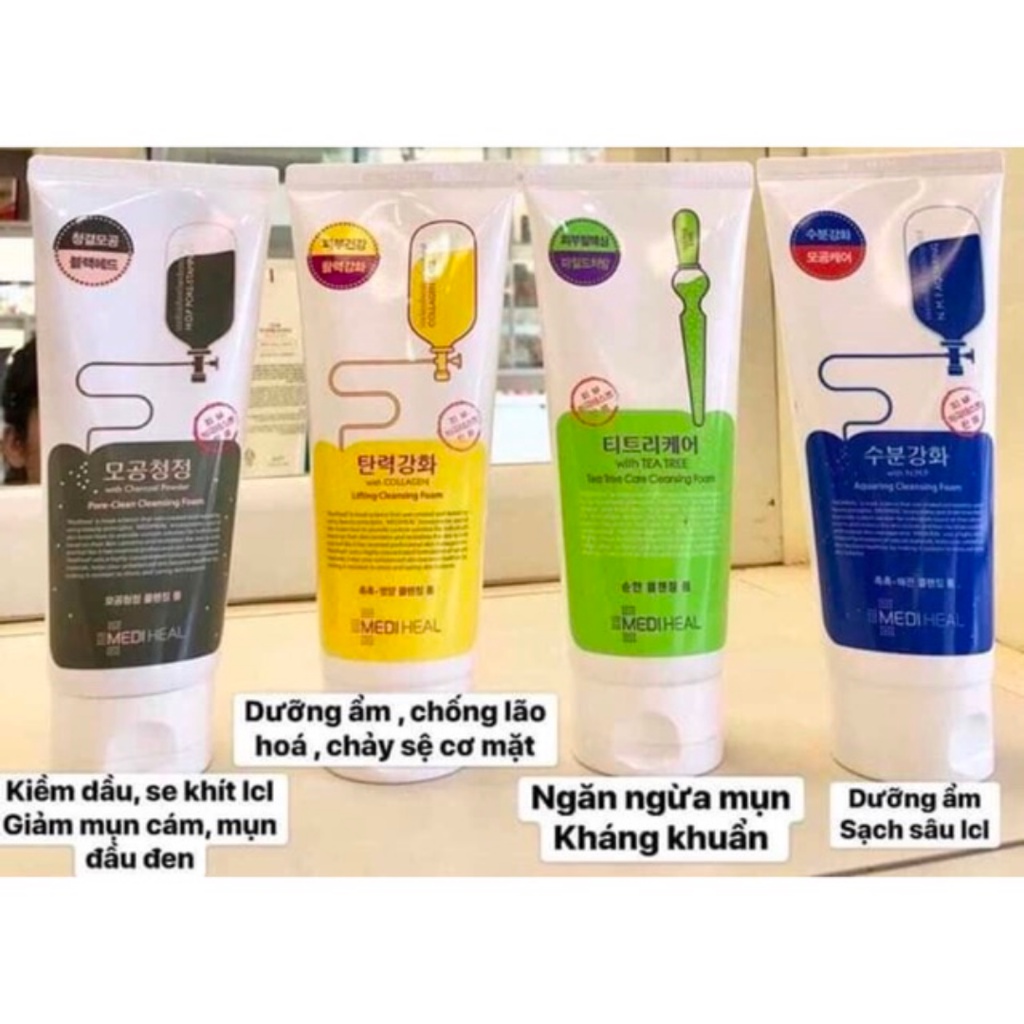 Sữa rửa mặt Medihia 170ml - giúp lấy đi bụi bẩn trên bề mặt da mà không gây khô da