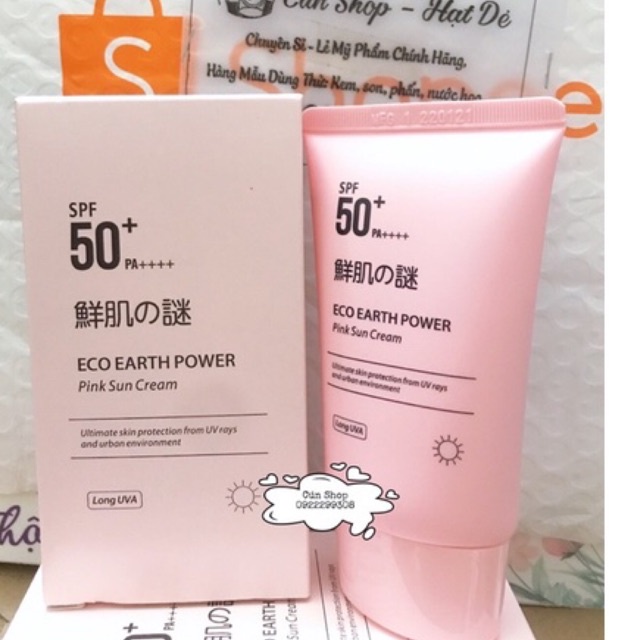 Kem Chống Nắng  Eco Earth Power SPF 50+ PA+++ • Nội Địa