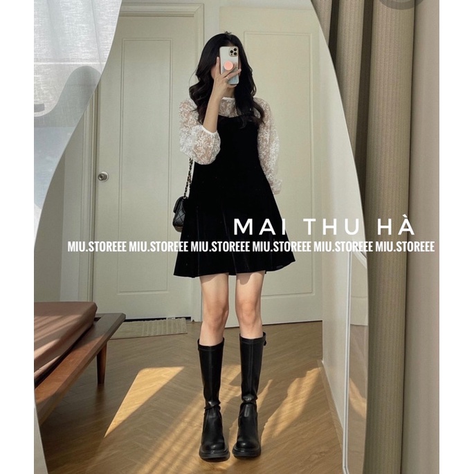 SET YẾM ÁO VOAN THÊU HOA TIỂU THƯ KÈM YẾM NHUNG HAI DÂY