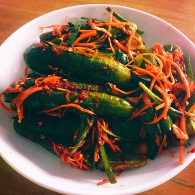 500g Kim chi dưa leo lên men với mật ong giòn cay