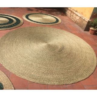 Thảm cói tròn loại đẹp KT 1m5, 1m8