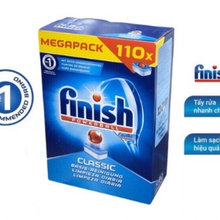 Hộp viên rửa bát Finish Classic 110 viên