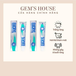 KEM ĐÁNH RĂNG EUCRYL LÀM TRẮNG RĂNG HƯƠNG BẠC HÀ - TOOTH PASTE FRESHMINT - 50G