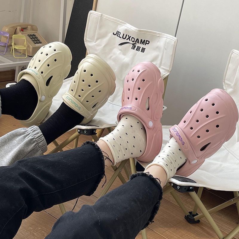 Dép Crocs Đế Dày 3cm Thời Trang Cao Cấp Cho Nữ