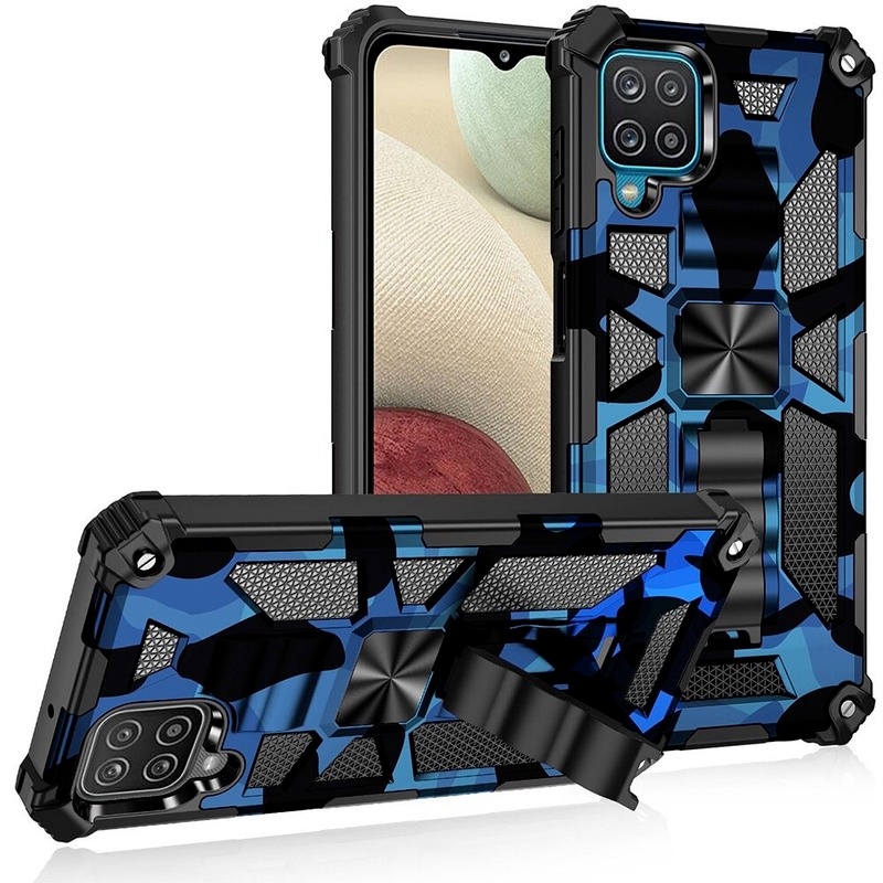 Ốp Điện Thoại Chống Sốc Kèm Móc Xỏ Ngón Nam Châm Cho Xiaomi Redmi 10C 10A 9C Note 12 11 10 Pro 10S 11S