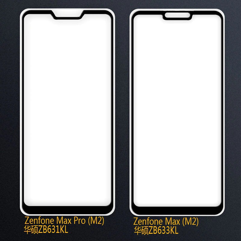 Miếng Dán Kính Cường Lực Full Màn 9D Cho Asus Zenfone Max Pro M2 - Đen
