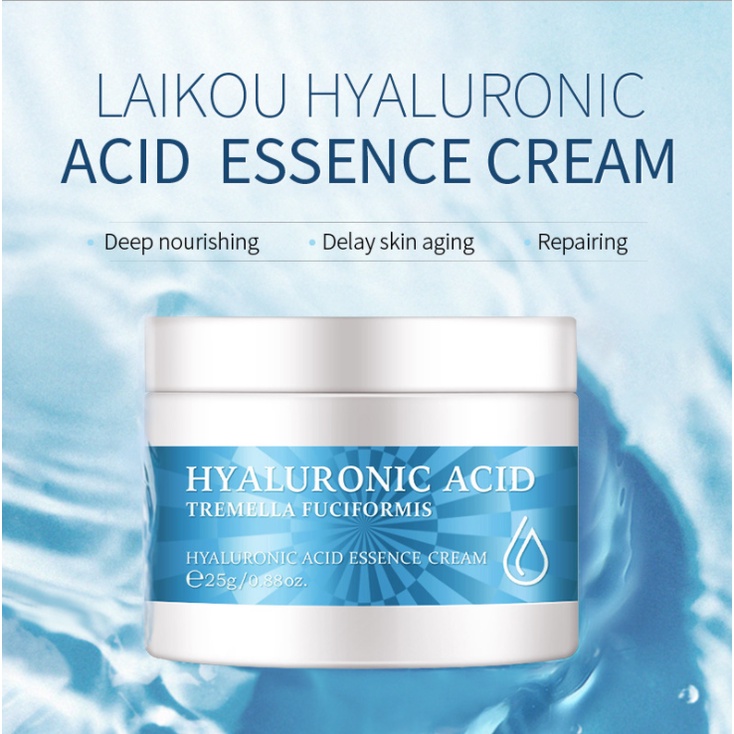 Kem Dưỡng Da Mặt Laikou Axit Hyaluronic cấp nước khóa ẩm thu nhỏ lỗ chân lông 25g | BigBuy360 - bigbuy360.vn
