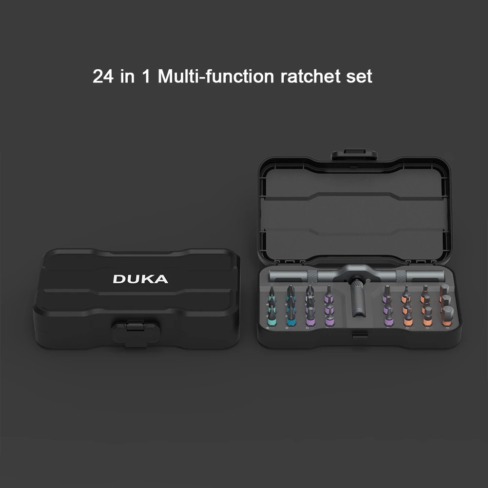 Bộ Cờ Lê Bánh Cóc Đa Năng 24 Trong 1 Xiaomi ATuMan DUKA S2