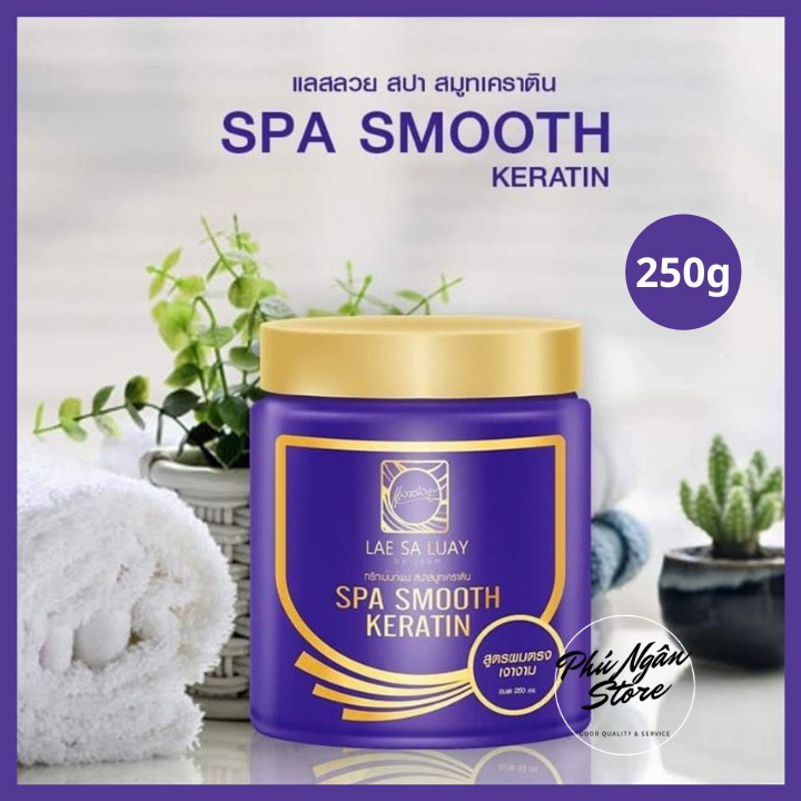 Kem ủ tóc lụa Lae Sa Luay Spa Smooth Keratin Thái Lan 250g | BigBuy360 - bigbuy360.vn