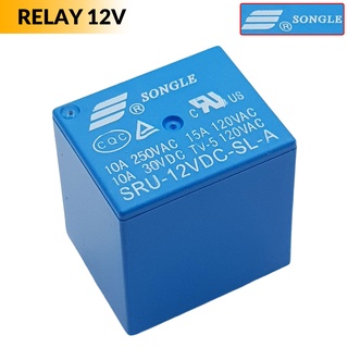 Relay  5VDC - 12VDC 4 chân SRU -  5 chân SRD