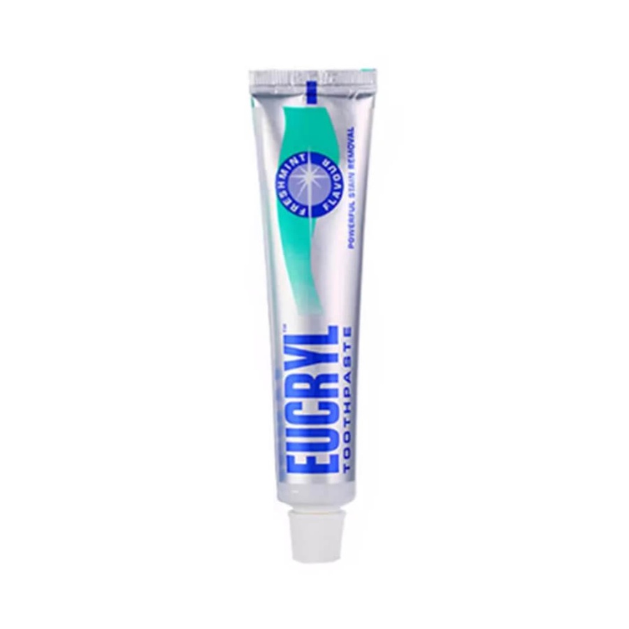 Kem Đánh Răng Bạc Hà Tẩy Trắng Eucryl Toothpaste 62g