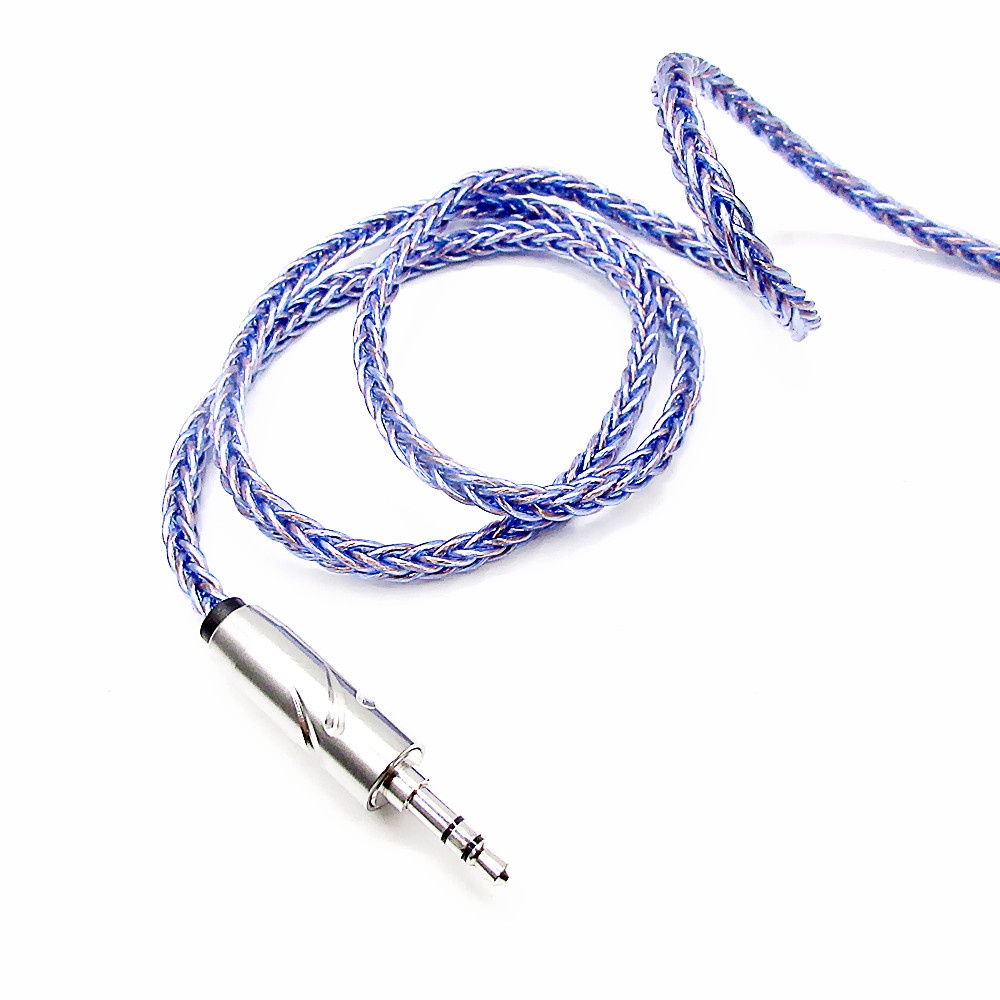 Dây Cáp Nối Tai Nghe 8 Shares 240 Lõi MMCX 2Pin 0.78mm Bằng Đồng Mạ Bạc Cho Kxs Aria EDX PRO ESX AS16 PRO