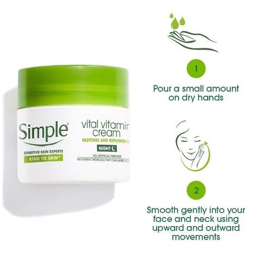 Kem Dưỡng Simple Vital Vitamin Cream (DAY&amp;NIGHT)