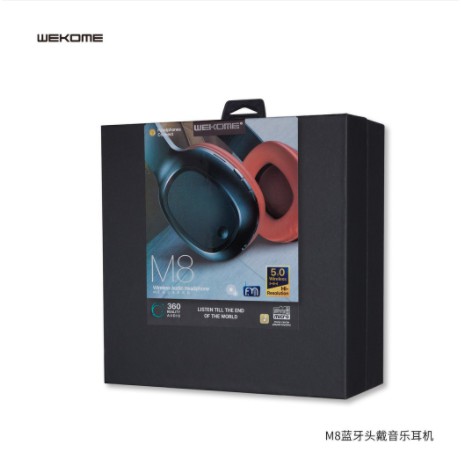 🌈🌈CHÍNH HÃNG🌈🌈Tai nghe chụp tai WK M8 Bluetooth 5.0 Hỗ Trợ Thẻ Nhớ Tf | BigBuy360 - bigbuy360.vn