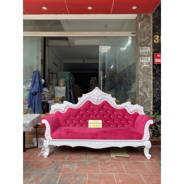 Sofa Tân cổ điển, sofa chờ tiệm nail, tiệm spa sf61 - Thuthuy88