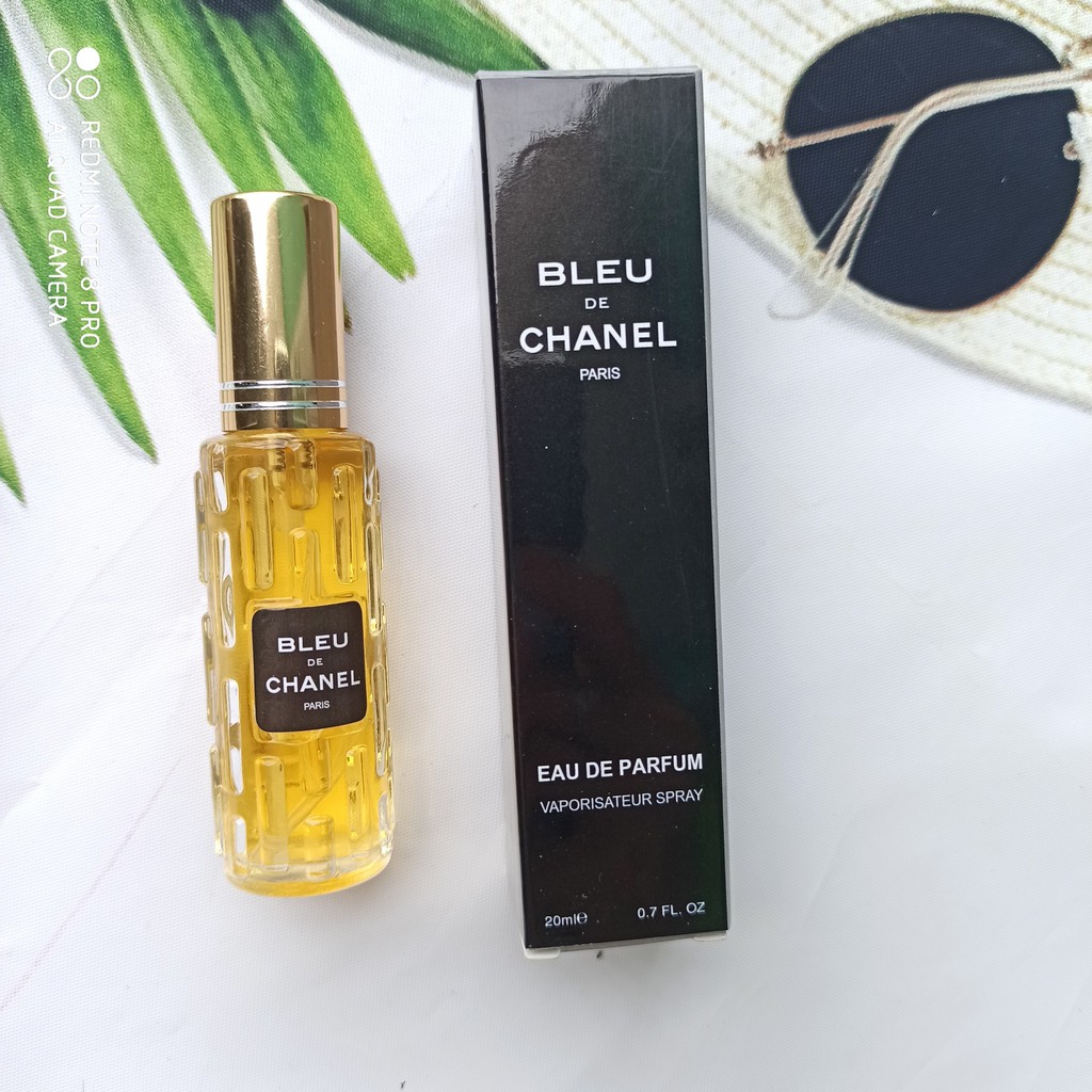 Nước hoa mini blue nam chai 20ml dạng xịt- mẫu 4d- Mùi bleu