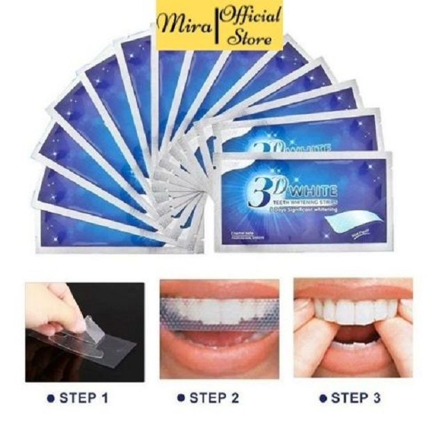 Miếng dán trắng răng tiện lợi 3D White