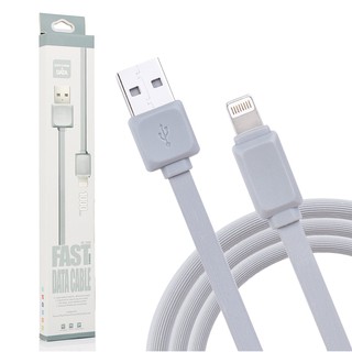 Cáp sạc nhanh Remax RC-008i USB Charge Data Sync 1m Flat Cable for iPhone iOS