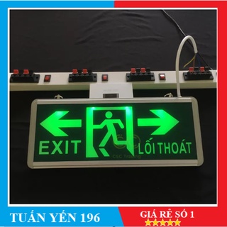 [HỎA  TỐC 2H] Đèn Exit 2 Mũi Tên Trái, Phải Lỗi Thoát và Exit Khẩn Cấp, Đèn Thoát Hiểm